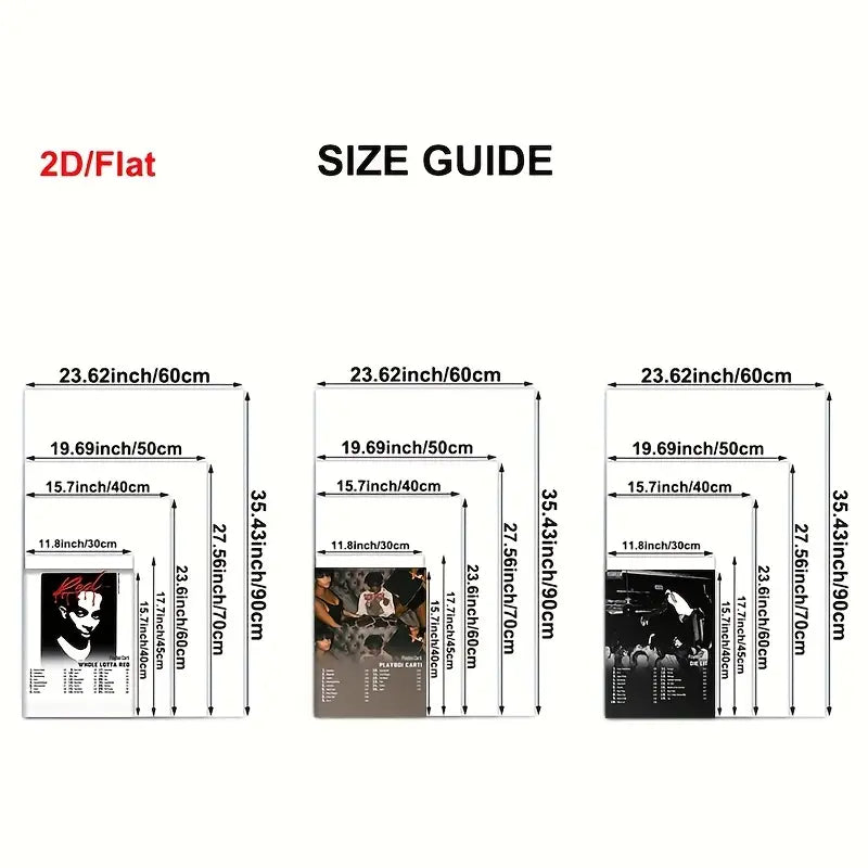 Playboi carti 3 ширхэг poster