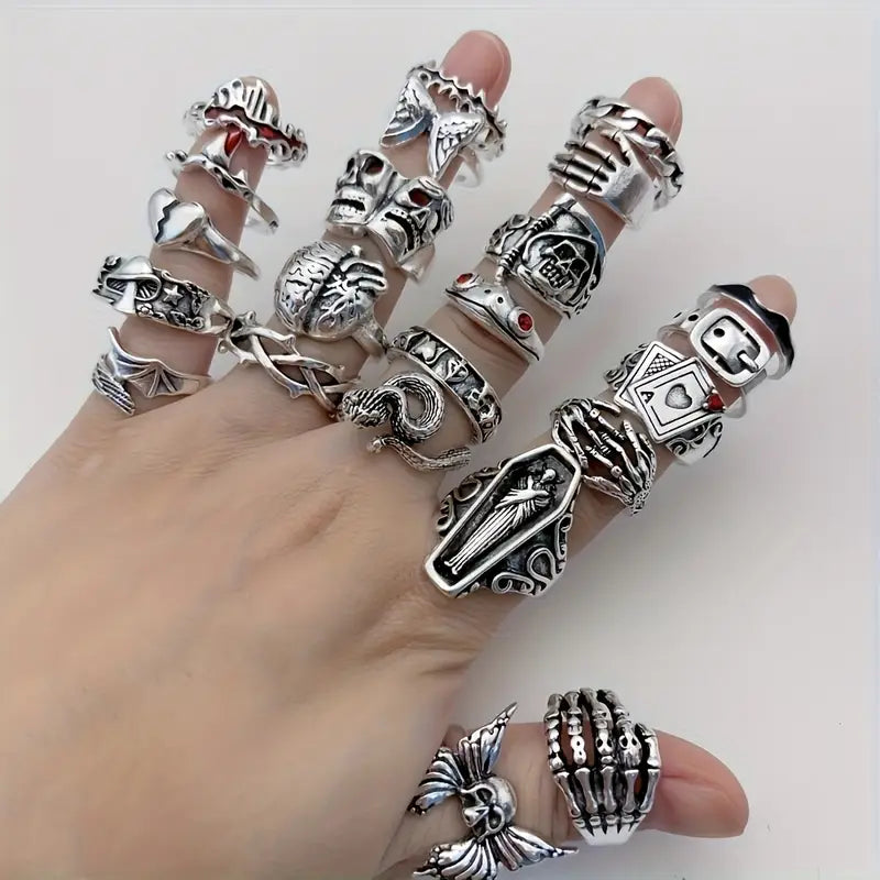 24 ш/Сет Мөнгөлөг Бөгж