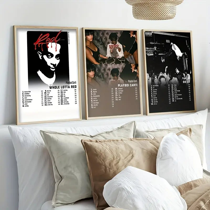 Playboi carti 3 ширхэг poster