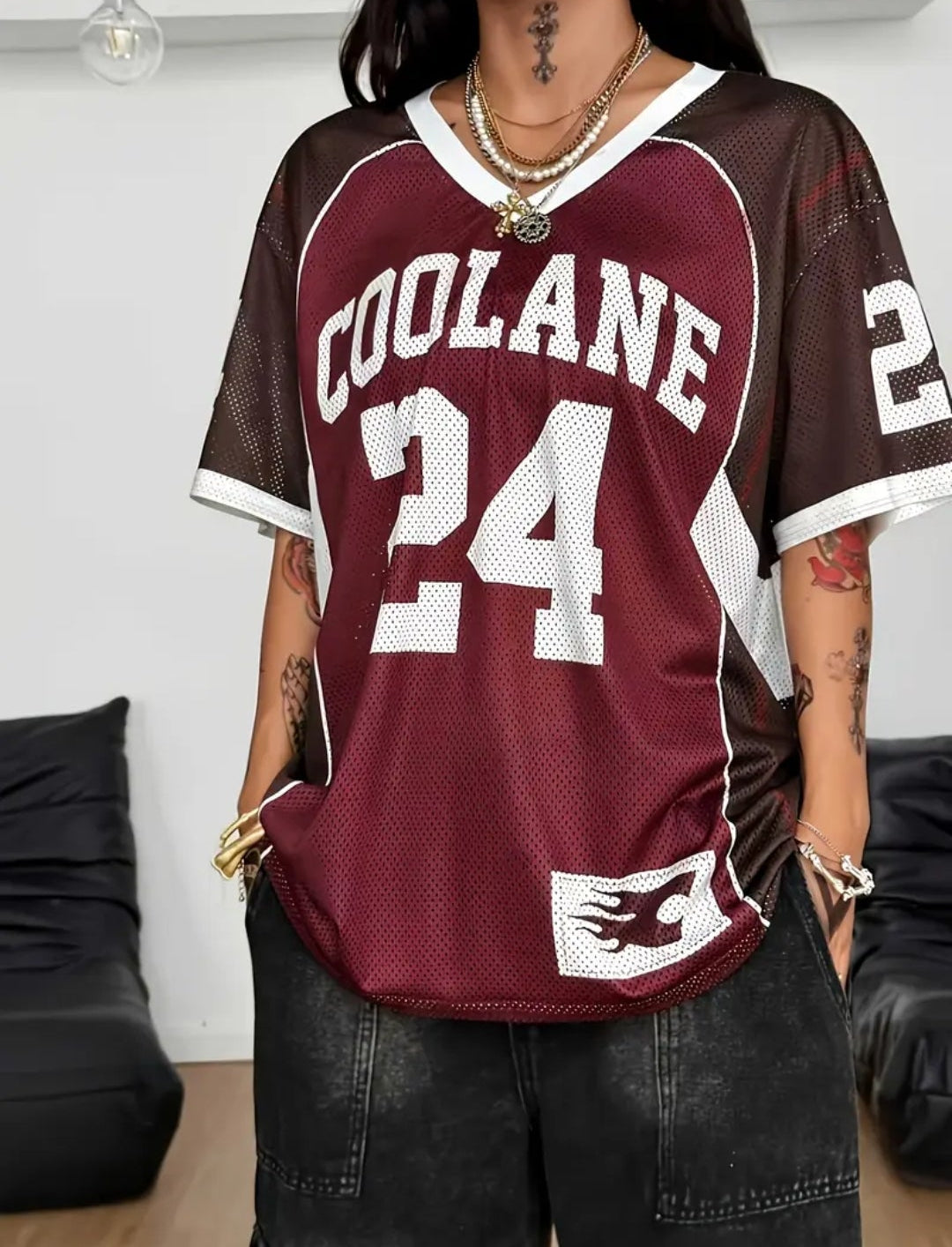 Coolane v shaped shirt